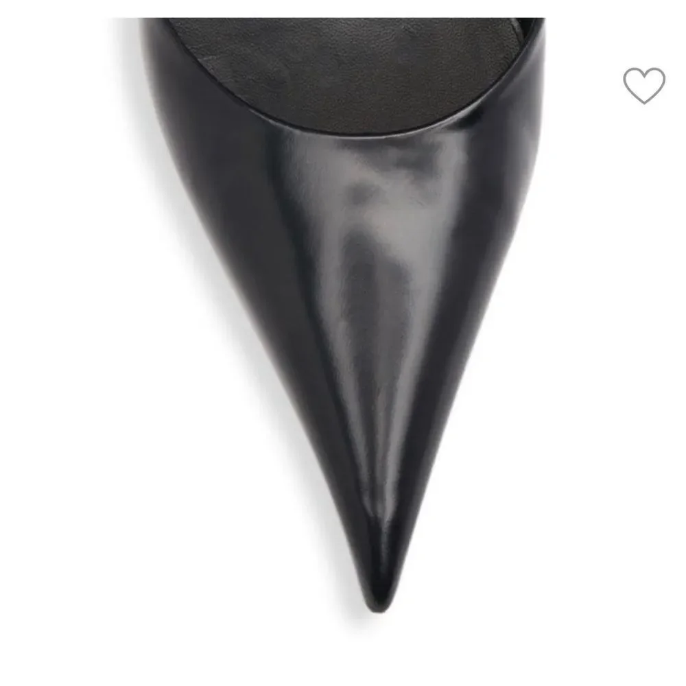 Versace Spiked Pin Point Pumps Black Women’s.